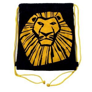 The Lion King Drawstring Backpack Cinch Bag Disney Presents Broadway Musical
